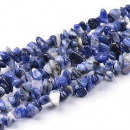 Chips stone beads ± 5x8mm Sodalite - Light indigo blue